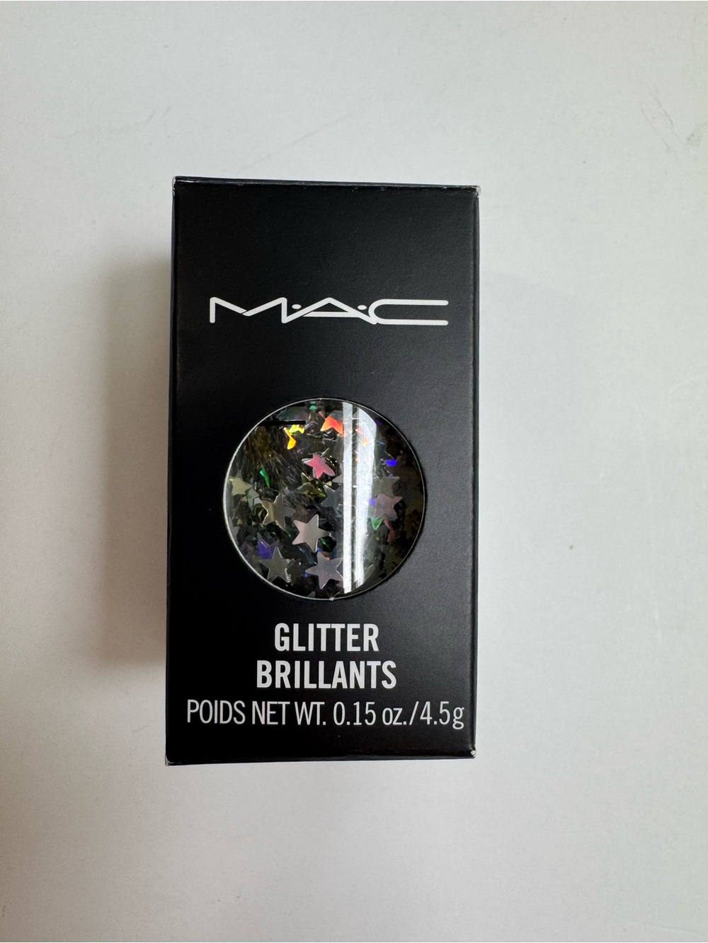 MAC Glitter Brilliants Silver Stars A18 0.15 oz 4.5g NIB